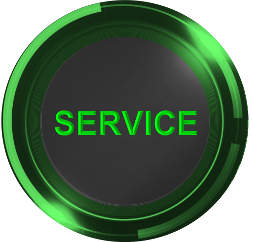 word service in green in upt circle